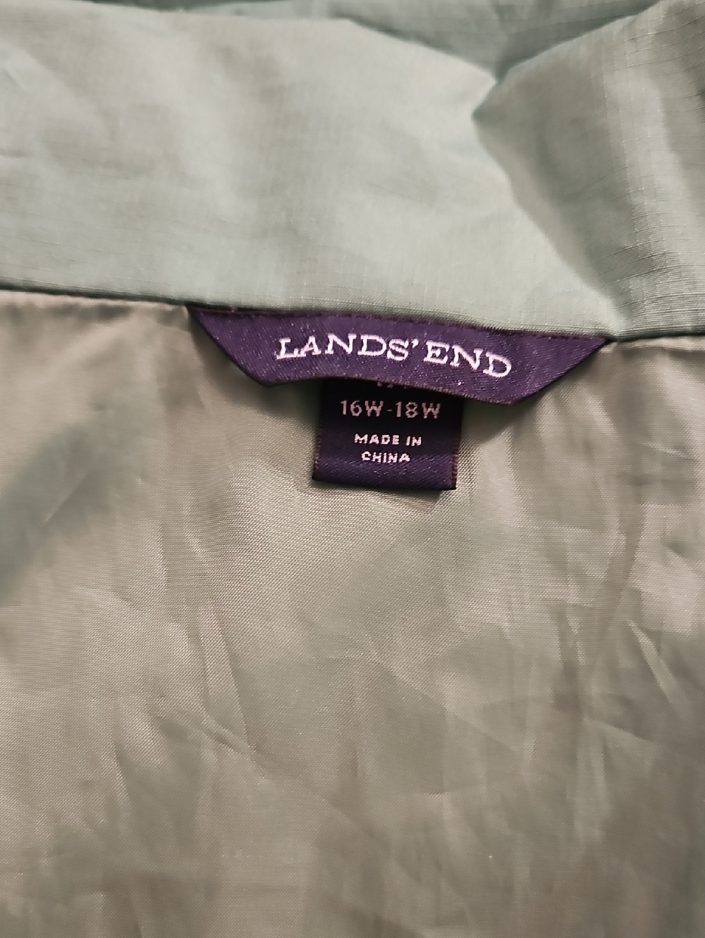 Lands' End Lightweight Jacket in Sage